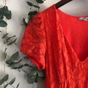 Anthropologie Leifnotes Dogflora Eyelet Dress
